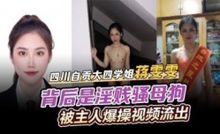 四川自贡大四学姐蒋雯雯 女神学霸背后是淫贱骚母狗 被主人爆操视频流出