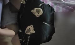 冒死偷拍和老婆做爱差点被发现